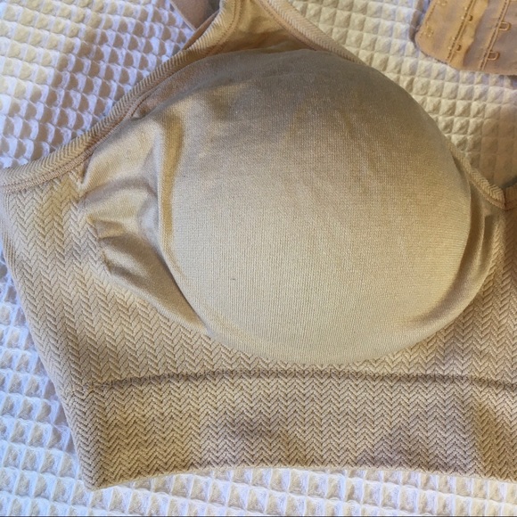 NWOT Wirefree Comfort Nursing Seamless Bra - Natural - Picture 9 of 13
